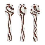 Fun Express Hot Cocoa Flavored Hard Candy Spoons for Hot Chocolate Winter Treats, Hot Cocoa Stirrers and Party Candy 12pcs