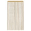 Aghana Digitals Beige Polyester String Curtains 2 Pack - 55.1x98.4", Washable, Cut-to-Size, - 4 of 4