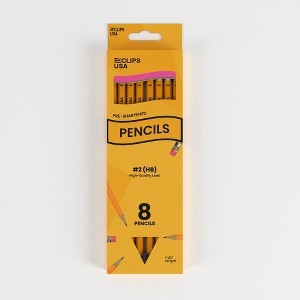 #2 Pre-Sharpened Pencils, 8 Pack (96 Packs) - 1 of 4