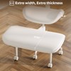 Pinmoco Ergonomic Cross-Legged Swivel Chair, Adjustable PU Leather Meditation Chair - 4 of 4
