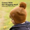 KeaBabies Muff Baby Beanie, Baby Hat for Baby Boys, Girls, Winter Hats for Kids, Newborn, Infant, Toddler 0-36 months - 3 of 4
