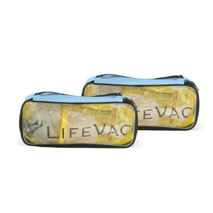LifeVac Blue Travel Kit 2 Pack - Portable Suction Rescue Device, First Aid Kit for Kids and Adults, Portable Airway Suction for Children and Adults - 1 of 4