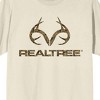 Real Tree Logo Icon and Logo Text Men's Natural Crew Neck Short Sleeve T-shirt - 2 of 4