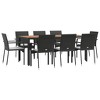 vidaXL Garden Dining Set Black, Cream White - 3 of 4