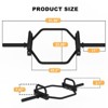 2" Hex Weight Lifting Trap Bar, 400 LBS Capacity Weightlifting Barbell, Shrug Bars for Squats, Deadlifts, Shoulder Presses, Equipment Workouts - 2 of 4