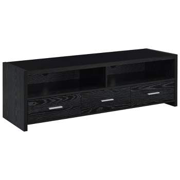 Alton 3 Drawer TV Stand for TVs up to 70" Black Oak - Coaster