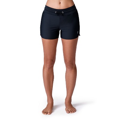 TomboyX Swim 9 Lined Board Shorts, Quick Dry Bathing Suit Bottom Trunks,  Adjustable Waistband Pockets, Plus Size Inclusive (XS-6X) Don't Be Jelly 6X