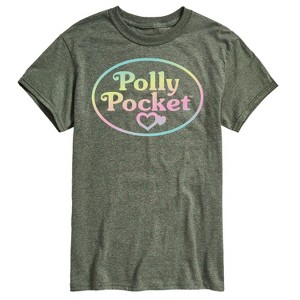 Men's - Polly Pocket - Polly Pocket Ombre Logo Short Sleeve Graphic T-Shirt - 1 of 4