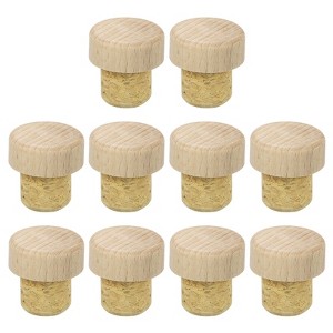 Unique Bargains Reusable Cork T-shaped Stoppers for Wine and Beer Bottles - 1 of 4