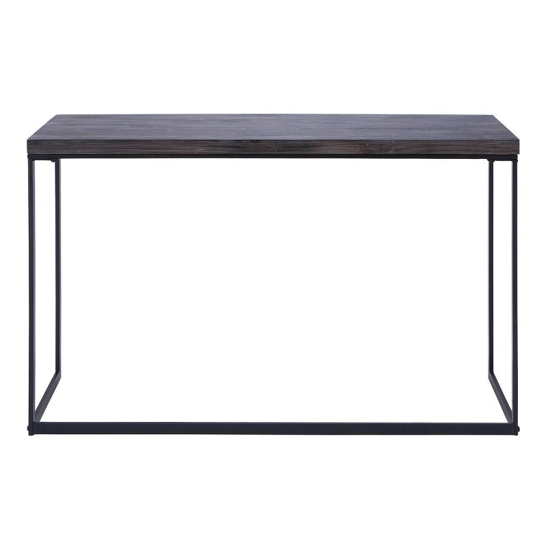 Contemporary Metal Console Table Brown - Olivia &#38; May, 1 of 7