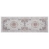 Washable Area Rug, Non-Slip Floral Carpet, Retro Floor Mat for Kitchen, Bathroom, Living Room, Bedroom, Entryway & Hallways - 2 of 4
