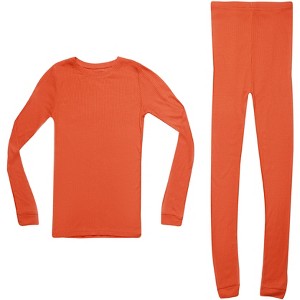 Prince Of Sleep Boys Solid Pajama Sets - Snug Fitting Ribbed PJ Tops & Bottoms for Boys - 1 of 1