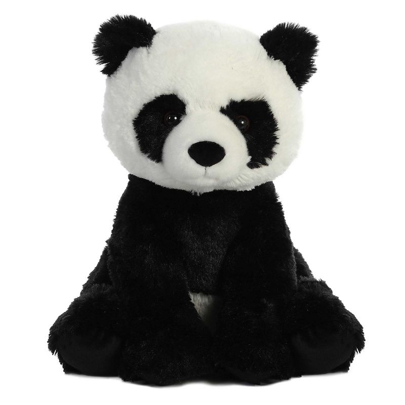 Aurora Medium Panda Cuddly Stuffed Animal Black 11.5", 1 of 3