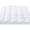Aoibox King Mattress Topper Cooling Pillow Top Soft Plush Down Alternative Fill Mattress Pad with Deep Elastic Pockets - 2 of 4
