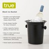 True Black Ice Bucket with Handles, Beverage Tub for Parties, Wine and Champagne Drink Bucket for Outdoor and Indoors Entertaining, 3 Liter, Black - 2 of 4
