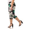 Rekucci Curvy Woman  Classic Pull-On Stretchy Straight Leg Capri - 2 of 4