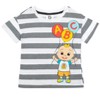 CoComelon JJ T-Shirt French Terry Shorts Set Yellow/Blue - 3 of 4