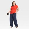 Women's Slim Fit Short Sleeve Ribbed T-Shirt - A New Day™ - 3 of 3