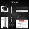 NAYSAYE Exercise Trainer Speed Bag Wall Mount Boxing Equipment for Home Gym Training , Black, 31.00"*28.30"*7.80" - 3 of 4