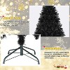 HOMDOX 7.5FT Artificial Christmas Tree, Premium Unlit Hinged Design, 1346 Dense Branches Realistic Holiday Decor w/Easy Assembly, Foldable Base - 3 of 4