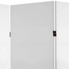 Do It Yourself Canvas Room Divider 6 Panel - Oriental Furniture: Freestanding Partition, No Assembly, Hardwood Frame - 3 of 3