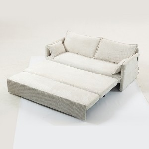 KTMBDW 3 in 1 Sofa Bed, 60 Inch Convertible Pull Out Couch, Loveseat Sleeper Sofa with USB/C-TYPE Charging Ports, Sofa Couches for Living Room - 1 of 4