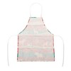 Unique Bargains Christmas Aprons Elk Linen Red Green Beige White 21.65"x26.77" 1 Pcs - 4 of 4