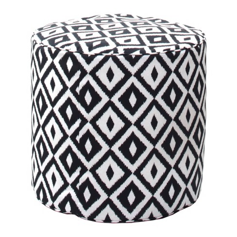 Black and white 2024 pouf target