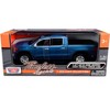 2019 GMC Sierra 1500 Denali Crew Cab Pickup Truck Blue Metallic 1/24-1/27 Diecast Model Car by Motormax - 3 of 3