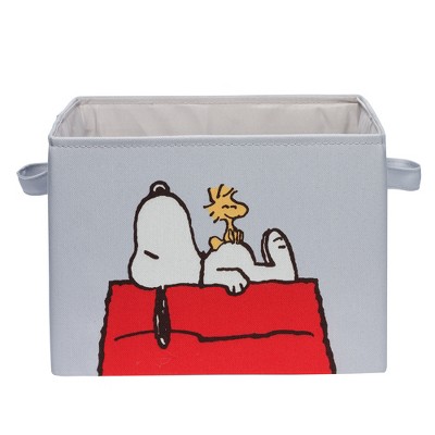Image of Lambs & Ivy Snoopy Foldable/Collapsible Storage Bin/Basket Organizer w/ Handles