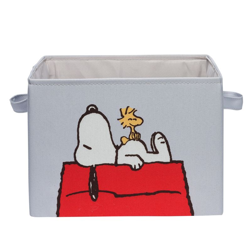 Lambs & Ivy Snoopy Foldable/Collapsible Storage Bin/Basket Organizer w/ Handles, 1 of 5