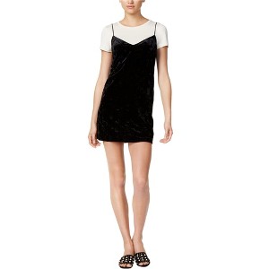 Kensie Womens Velvet Slip A-line Dress - 1 of 1