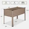 Best Choice Products 48x24x30in Elevated Galvanized Metal Garden Bed w/ Corner Protectors - 2 of 4