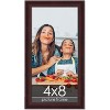 PosterPalooza | Panoramic Linear Brown Picture Frame - UV Acrylic, Foam Board Backing, Hanging Hardware - 2 of 4