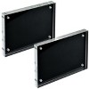 Azar Displays Acrylic Block Frame with Metal Back Plate, 2-Pack - 2 of 4
