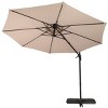 10ft Patio Umbrella with Tilt Crank Lift Waterproof Sun Shade for Deck, Pool, Garden - 4 of 4