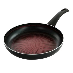 Gibson Home Piletti 10 Inch Aluminum Frying Pan in Black and Red - 1 of 4
