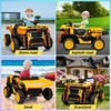 Jojoka 24V 2-Seater Ride-On Dump Truck with Remote Control, Electric Construction Vehicle with Dump Bed, Shovel, Music, Lights - 3 of 4