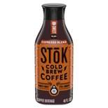 SToK Espresso Blend Un-sweet Black Cold Brew Coffee - 48 fl oz