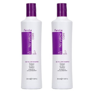Fanola Purple Anti-Yellow Shampoo for Blonde, Gray, Silver, and Highlighted Hair 11.83oz (2 pack) - 1 of 4