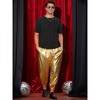 Lars Amadeus Men's Party Shiny Club Short Sleeve Glitter T-Shirt - 2 of 4