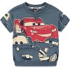 Disney Cars Boys 2 Piece French Terry Short Sleeve T-Shirt and Shorts Set for Big Kids - 3 of 4
