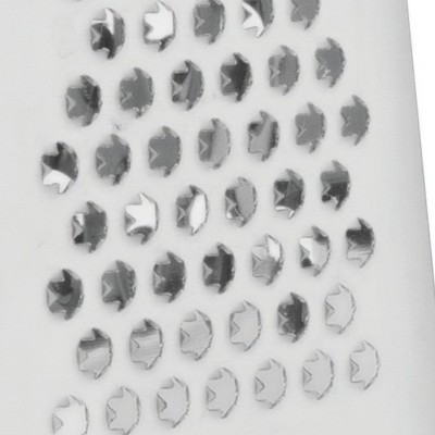 9" Stainless Steel 4-Sided Grater with Soft-Grip Handle