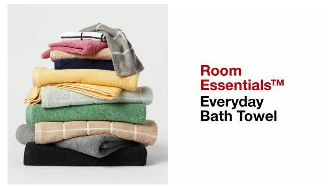 Everyday Bath Towel - Room Essentials™, 6 of 13, play video