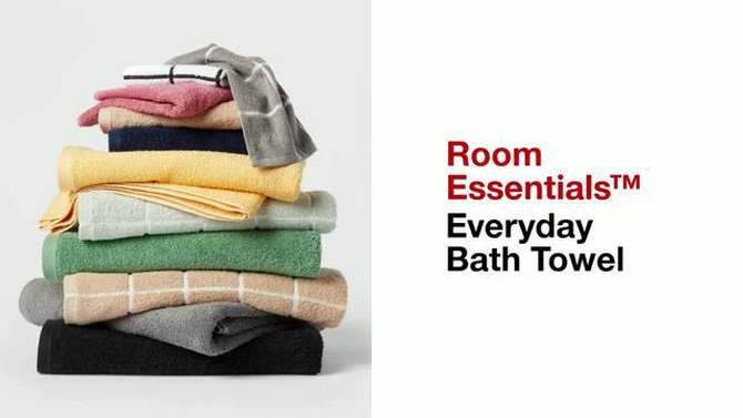 Everyday Bath Towel - Room Essentials™, 6 of 13, play video