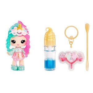 Yummiland Lip Gloss Doll: Mystery Color Change - Phoebe Frappe Includes DIY Lip Gloss + Removable Keychain - 1 of 4