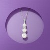 Ross-Simons 6-8.5mm Cultured Pearl and .10 ct. t.w. Diamond Necklace in Sterling Silver Size 18 - 3 of 4
