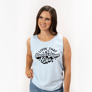Simply Sage Market Soccer Mom Life Garment Dyed Tank - 1 of 3
