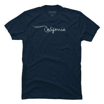 Men's Design By Humans signature california By pholange T-Shirt