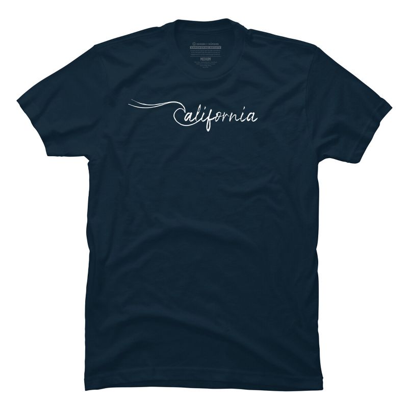 Men's Design By Humans signature california By pholange T-Shirt, 1 of 5